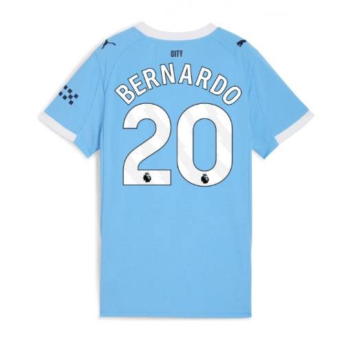 Billige Fotballdrakt Manchester City Bernardo Silva #20 Replika Hjemmedrakt Dame 2025-26 Kortermet Billige Fotballdrakt Manchester City Bernardo Silva #20 Replika Hjemmedrakt Dame 2025-26 Kortermet